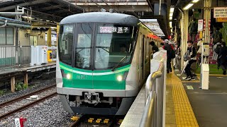 JR常磐緩行線　メトロ16000系16107F 松戸駅発車