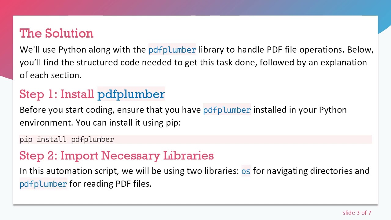 Automate PDF to Text Conversion in Python: Create .txt Files for Multiple PDF Documents