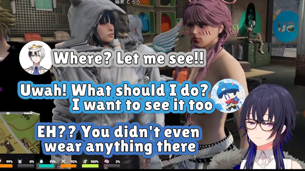 【VCR GTA3】Everyone Got Excited When Hinano Tried On Outfits [ICHINOSE URUHA/VSPO]