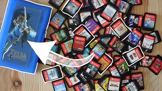 Sorting my Nintendo Switch Collection with over 65 games