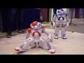 Nao robots try to dance Gangnam Style