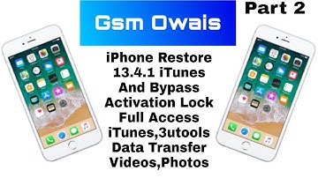 iPhone 6s iOS 13.4.1 Bypass iCloud iD Lock Fix iTunes,3uTools Sync Fix Windows Tool Part 2