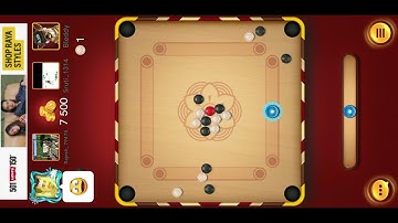 Carrom 4 players game | Carrom pool 2 vs 2 Player new game play | carrom games