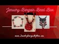 January Bargain Bead Box Designs