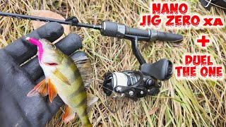 Mifine Nano Jig Zero и Duel The One Hardcore PE #0,2. Мормышинг на окуня перед ледоставом.