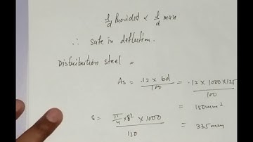 Design of One Way Slab PART II