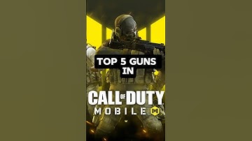 Top 5 Guns in Codm || #codm #gaming #callofduty #shorts