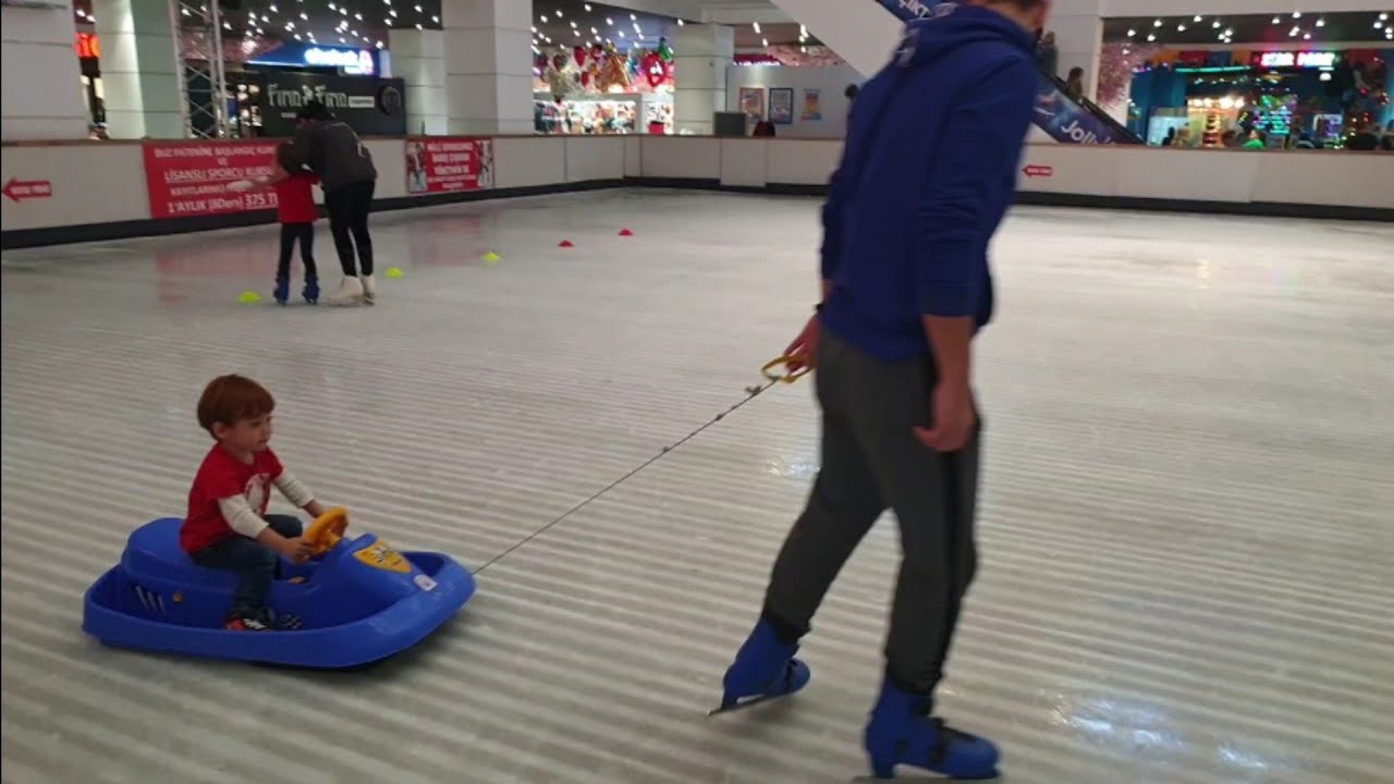 buz pateni nasıl yapılır / buz pateni gösterisi / ada ve ege kardeşler