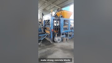 automatic concrete hollow block making machine for 864 inch cement blocks and bricks