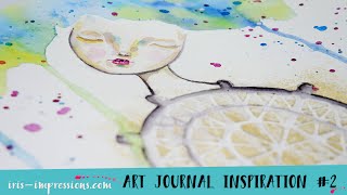 Mixed Media & Art Journaling Inspiration - Iris Impressions Art - Art Journal Inspiration #2 screenshot 4