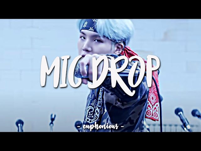 bts - mic drop // slowed down + reverb class=