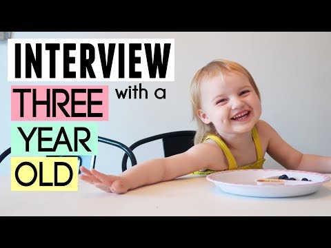 INTERVIEW WITH A TODDLER | ELIZA IS 3 YEARS OLD | TODDLER Q&A