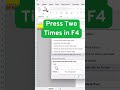 Apply Auto Borders in Excel #excelreels #exceltips #excelprogramming