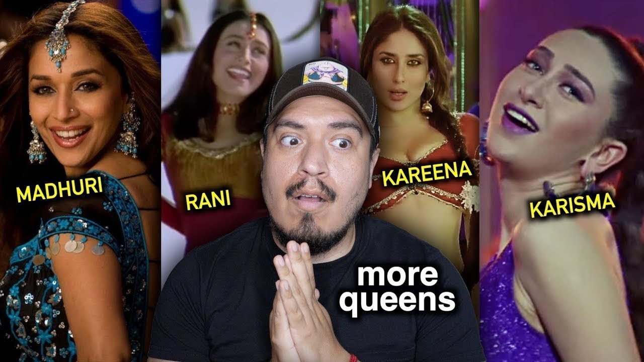 Реакция иностранцев на женщин Болливуда (Мадхури Дикшит, Карина Капур, Карисма Капур, Рани Мукерд...