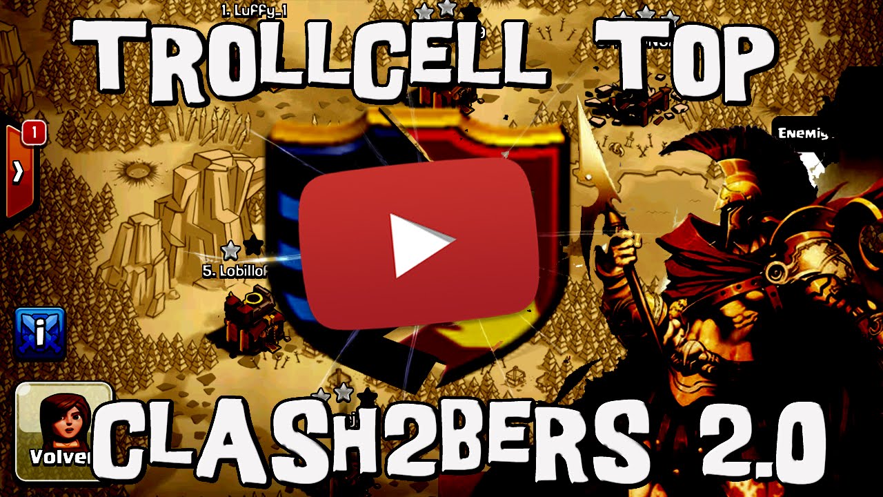simulador ataques clash of clans TrollCell TOP vs Clash2bers 2.0 | Martes Bélico | Descubriendo Clash of Clans