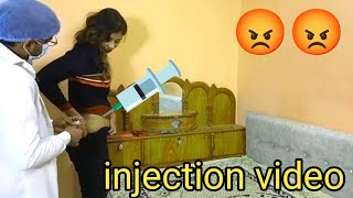 Injectioin Girl Back Side New Video Painful Injections Vlog Indian