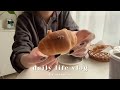 vlog | おひとり様満喫中！1人行動好き私の休日ルーティン🏠夏に向けてモンステラを植え替え🌱塩パン作ってお家カフェした日