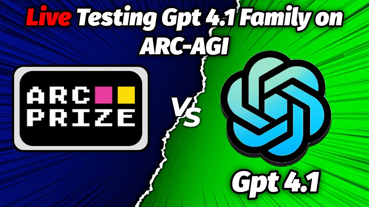 LIve Testing Gpt 4.1 Family on ARC-AGI Bench