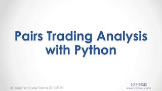 Python Course. Pairs Trading Analysis