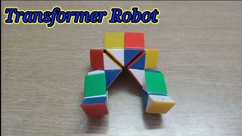 || How to make A Transformer Robot with Snake Cube || Cubical Art
