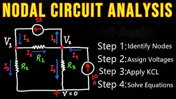Node Voltage Method Circuit Analysis With Current Sources - Part 1