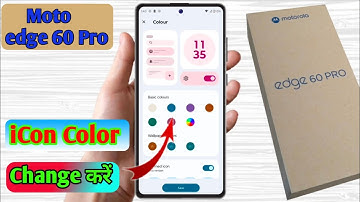motorola edge 60 pro app color change, motorola edge 60 pro app icon color change