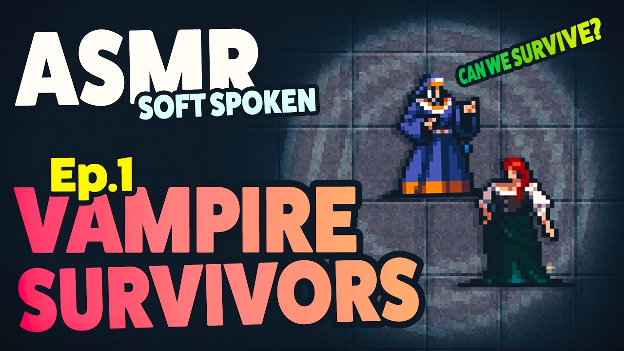 ASMR Gaming ✨ Vampire Survivors - Fresh Start (Ep. 1) | Soft Spoken & Keyboard Sounds