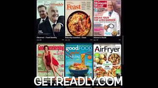 Get Readly for a low-cost subscription to e-magazines from around the world!