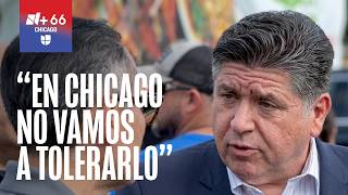 JB Pritzker responds to questions about immigration raids and support for Latinos in Illinois