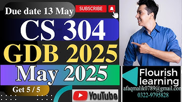 CS 304 GDB Solution 2025/ CS304 GDB 2025 / CS304  GDB Solution Spring 2025/ CS 304 GDB 2025 Solution