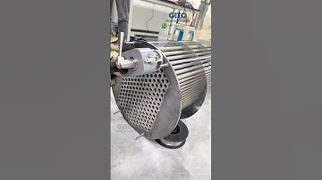 Shell & Tube Heat Exchanger Welding Process  #heatexchanger  #manufacturing