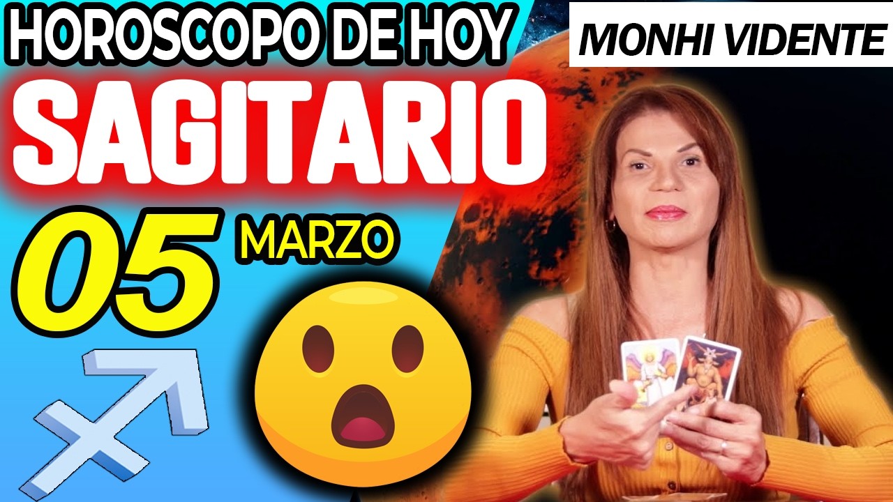 SAGITARIO ♐URGENTE🆗ALGO GRANDE VIENE PARA TI🎴 Horóscopo De Hoy 5 De Marzo 2026 | Mhoni Vidente