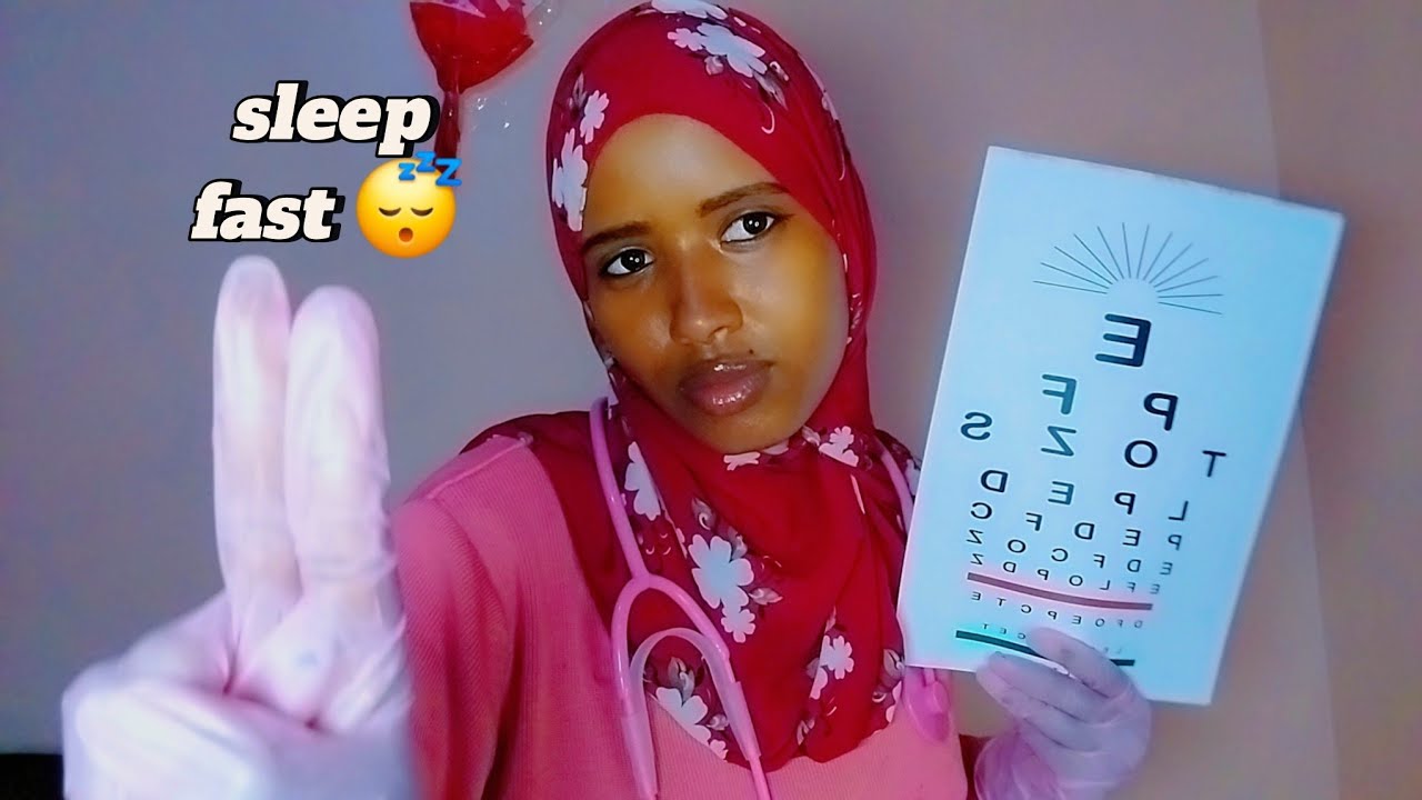 ASMR CRANIAL NERVE EXAM (BAADHITAANKA NEERFAHA MASKAXDA) SOMALI ASMR 😴 💤 🛏