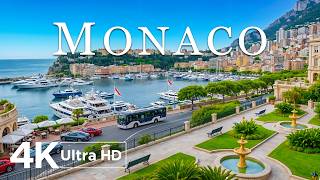 Monaco 4K UHD 🇲🇨 | Riviera Luxury, Monte Carlo Views & Mediterranean Beauty