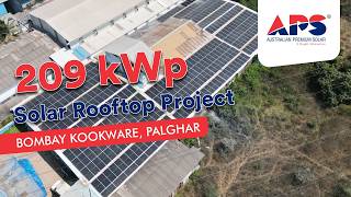 Industrial 209 kWp Solar Project | Bombay Kookware Pvt. Ltd., Palghar | APS