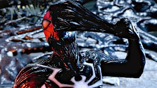 Spider-Man 2 Venom Suit Peter All Evil \& Badass Moments 2023 (PS5) 4K 60FPS