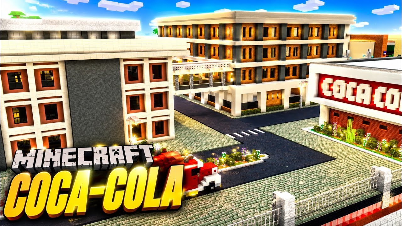 [Minecraft Construindo cidade] Timelapse FÁBRICA DE COCA COLA Ep: #33 ...