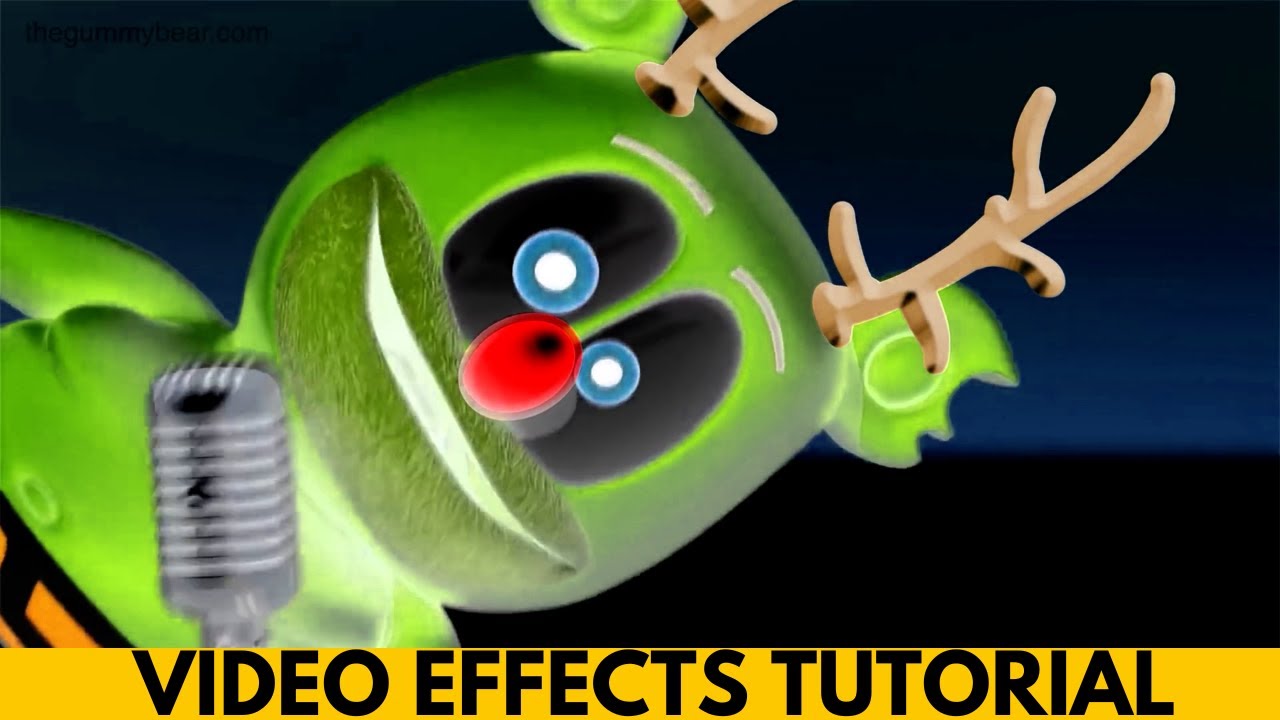 (VIDEO TUTORIAL) RUDOLPH THE RED NOSE REINDEER GUMMY BEAR Gummibär Song