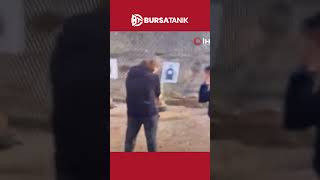 Okulda dehşet saçan saldırganın poligonda atış talimi yaptığı görüntüler ortaya çıktı
