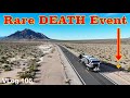 Were the last ones death valley rare lake eventt big rig travel 70 mph winds rv lifestyle