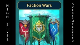 Raid OverSimplified: Faction War 21 High Elves Pre-Nerf All 3 Waves