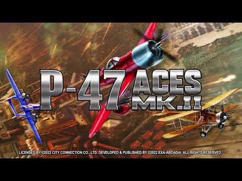 exA-Arcadia『P-47 ACES改』| P-47 ACES MARK II for Arcades | Attract Video