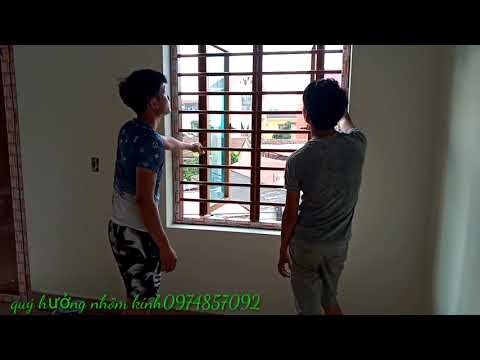 Video lắp đặt và thi công hệ chấn song + cửa khuôn bao ôm... - youtube