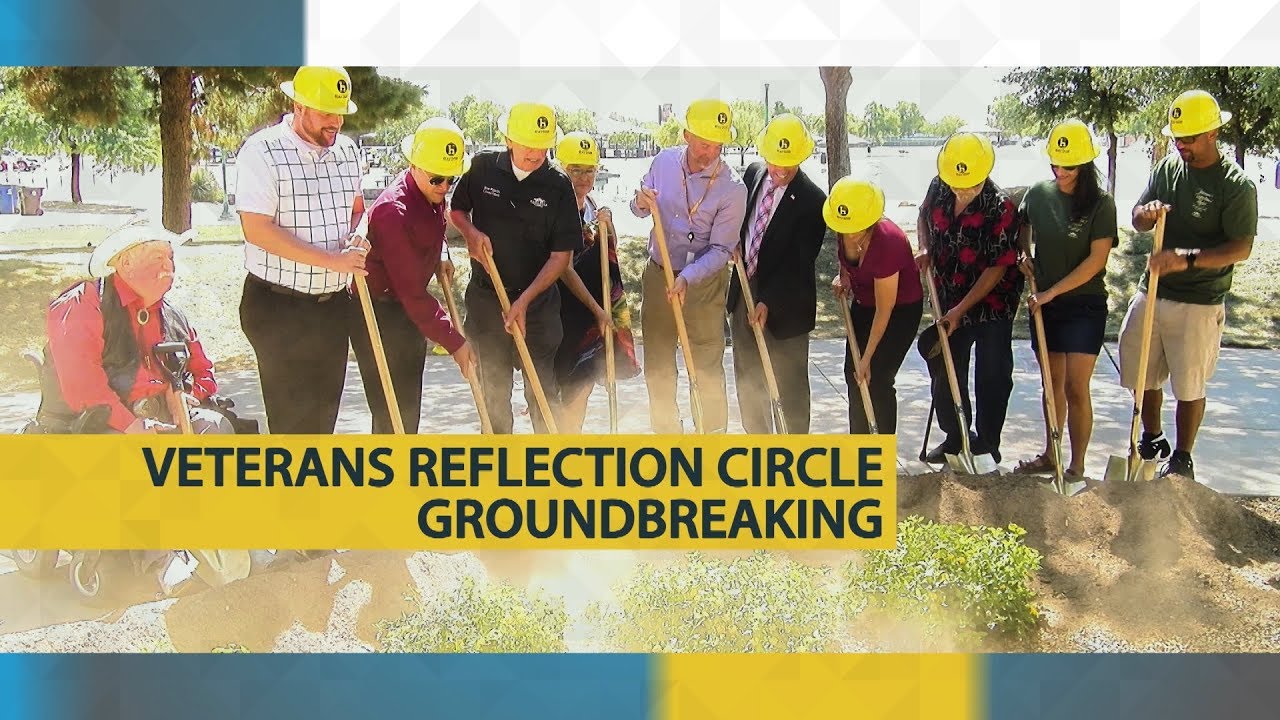 Veterans Reflection Circle Groundbreaking