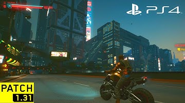 CYBERPUNK 2077 NEW UPDATE 1.31 PATCH - PS4 Slim Gameplay Test & Performance Part 34
