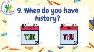 Extra and Friends 4. Unit 2 - Lesson 4: Days of the week
