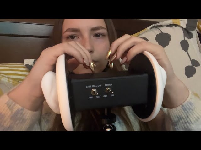 3dio ASMR ~ Ear taps, tapping on the mic, triggers and ear massages w/ whispers (MEMBERS ONLY)