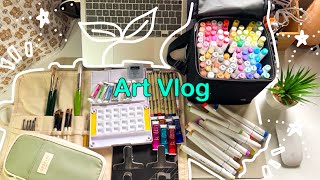 🌱Art supplies haul! 💛 joining the traditional art community ✨