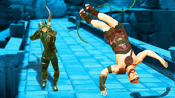 Using Overpowered GREEN ARROW Powers to Destroy my Enemies... (Blade and Sorcery Mods)