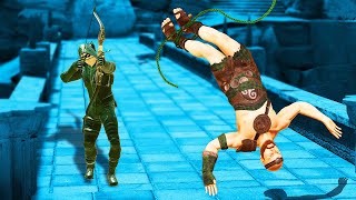 Using Overpowered GREEN ARROW Powers to Destroy my Enemies... (Blade and Sorcery Mods)